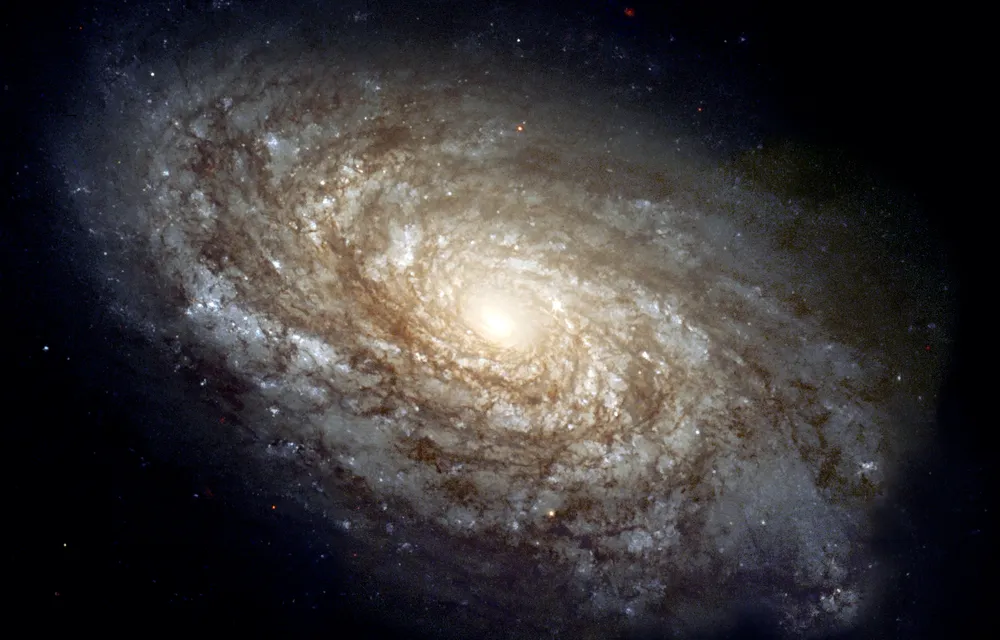 NGC 4414 spiral galaxy, taken in 1995 by Hubble Space Telescope